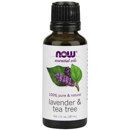 NOW Foods Essential Oil, Lavender & Tea Tree Oil - 30 ml.