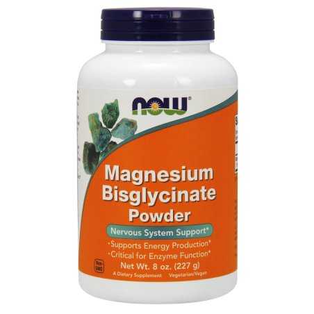 NOW Foods Magnesium Bisglycinate Powder - 227 grams