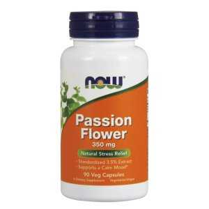 NOW Foods Passion Flower, 350mg - 90 vcaps