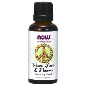 NOW Foods Essential Oil, Peace Love & Flowers Oil Blend - 30 ml.