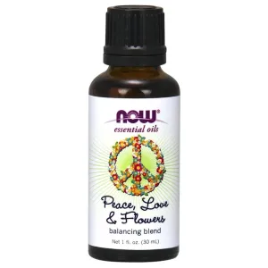 NOW Foods Essential Oil, Peace Love & Flowers Oil Blend - 30 ml.