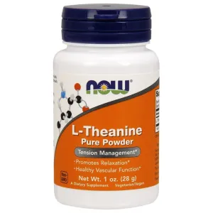 NOW Foods L-Theanine, Pure Powder - 28 grams