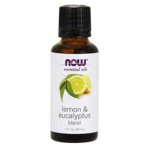 NOW Foods Essential Oil, Lemon & Eucalyptus Blend - 30 ml.
