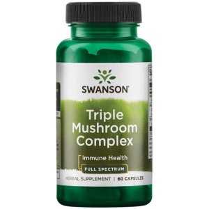 Swanson Triple Mushroom Complex - 60 caps