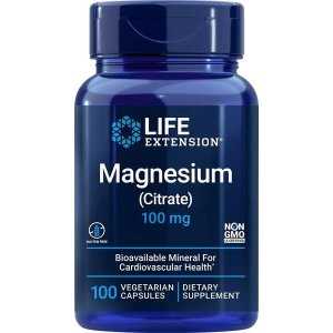 Life Extension Magnesium (Citrate), 100mg - 100 vcaps