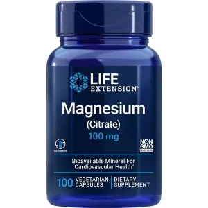 Life Extension Magnesium (Citrate), 100mg - 100 vcaps