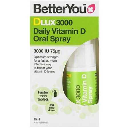 BetterYou D3000, Daily Vitamin D Oral Spray - 15 ml.