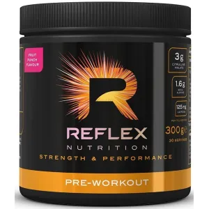 Reflex Nutrition Pre-Workout, Fruit Punch - 300 grams