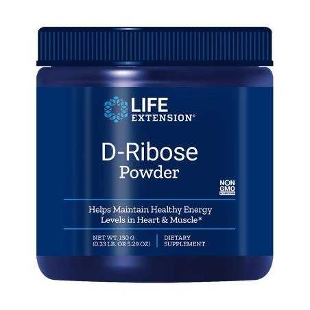 Life Extension D-Ribose Powder - 150 grams