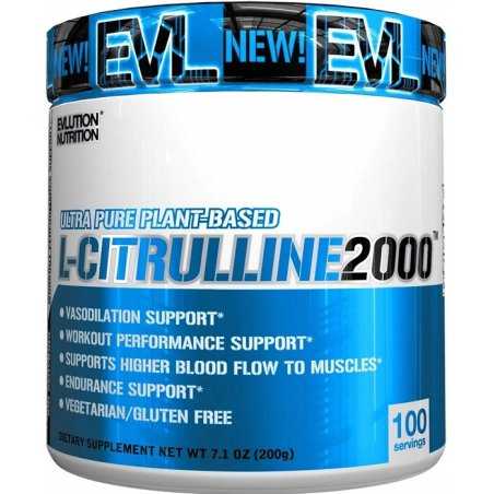 EVLution Nutrition L Citrulline 2000, Unflavoured, 200 grams