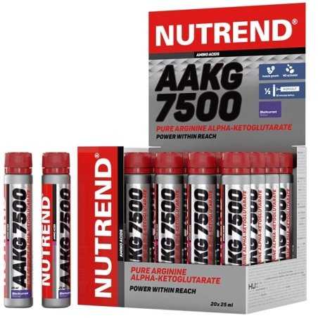 Nutrend AAKG 7500, Blackcurrant - 20 x 25 ml.