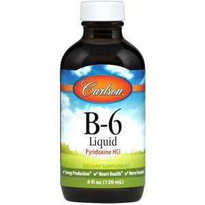 Carlson Labs Vitamin B-6 - Pyridoxine HCl - 120 ml.
