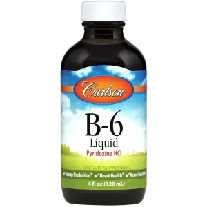 Carlson Labs Vitamin B-6 - Pyridoxine HCl - 120 ml.