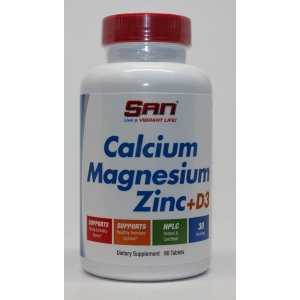 SAN Calcium Magnesium Zinc + D3 - 90 tablets