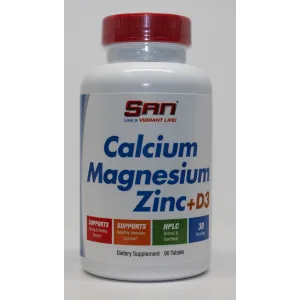 SAN Calcium Magnesium Zinc + D3 - 90 tablets