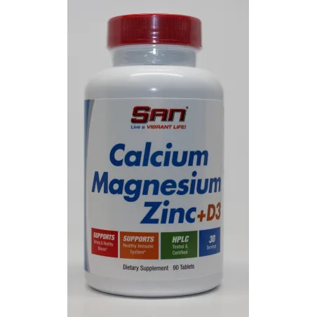 SAN Calcium Magnesium Zinc + D3 - 90 tablets