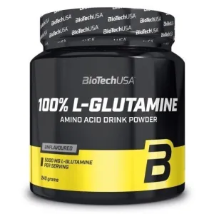 BioTechUSA 100% L Glutamine, Unflavoured, 240-500 grams