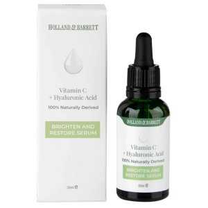 Holland & Barrett Vitamin C + Hyaluronic Acid Serum - 30 ml.