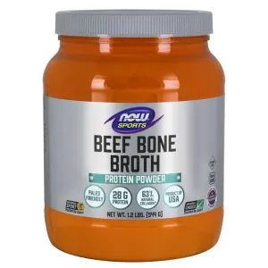 NOW Foods Bone Broth, Beef Powder - 544 grams