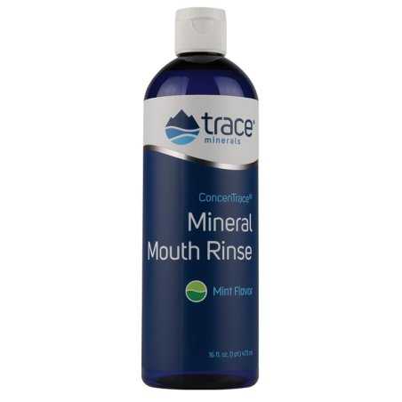 Trace Minerals ConcenTrace Mineral Mouth Rinse, Mint - 473 ml.