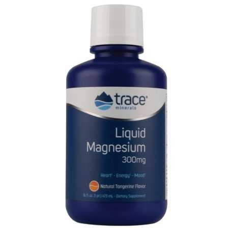 Trace Minerals Liquid Magnesium, 300mg - 473 ml.