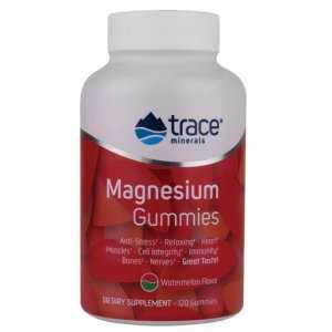 Trace Minerals Magnesium Gummies, Watermelon - 120 gummies