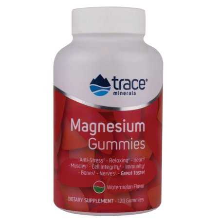 Trace Minerals Magnesium Gummies, Watermelon - 120 gummies