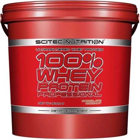 SciTec 100% Whey Protein Professional, Strawberry - 5000 grams