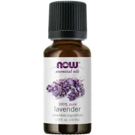 NOW Foods Essential Oil, Lavender Oil 100% Pure - 10 ml.