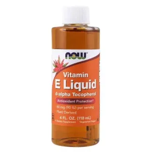 NOW Foods Vitamin E Liquid, 30-118 ml