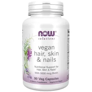 NOW Foods Vegan Hair, Skin & Nails - 90 vcaps
