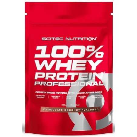 SciTec 100% Whey Protein Professional, Chocolate Coconut - 500