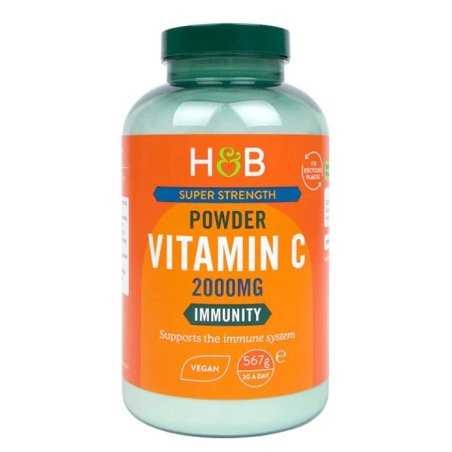 Holland & Barrett Vitamin C Powder, 2000mg - 567 grams