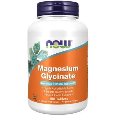 NOW Foods Magnesium Glycinate - 180 tablets