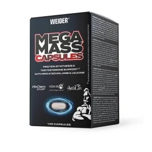 Weider Mega Mass Capsules - 120 caps
