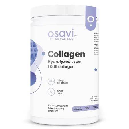 Osavi Collagen Peptides Hydrolyzed Type 1 & 3, 300-600 grams