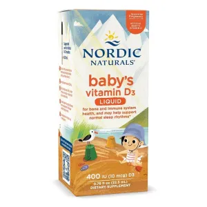 Nordic Naturals Baby's Vitamin D3, 400 IU - 22.5 ml.