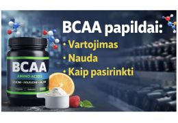 BCAA papildai: kam reikalingi, kada vartoti ir kaip išsirinkti