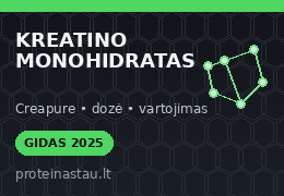 Kreatino monohidratas: kas tai, kaip vartoti ir kaip išsirinkti (išsamus gidas)