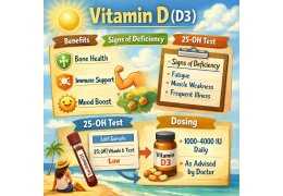 Vitaminas D (D3): nauda, trūkumo požymiai, 25-OH tyrimas ir dozavimas